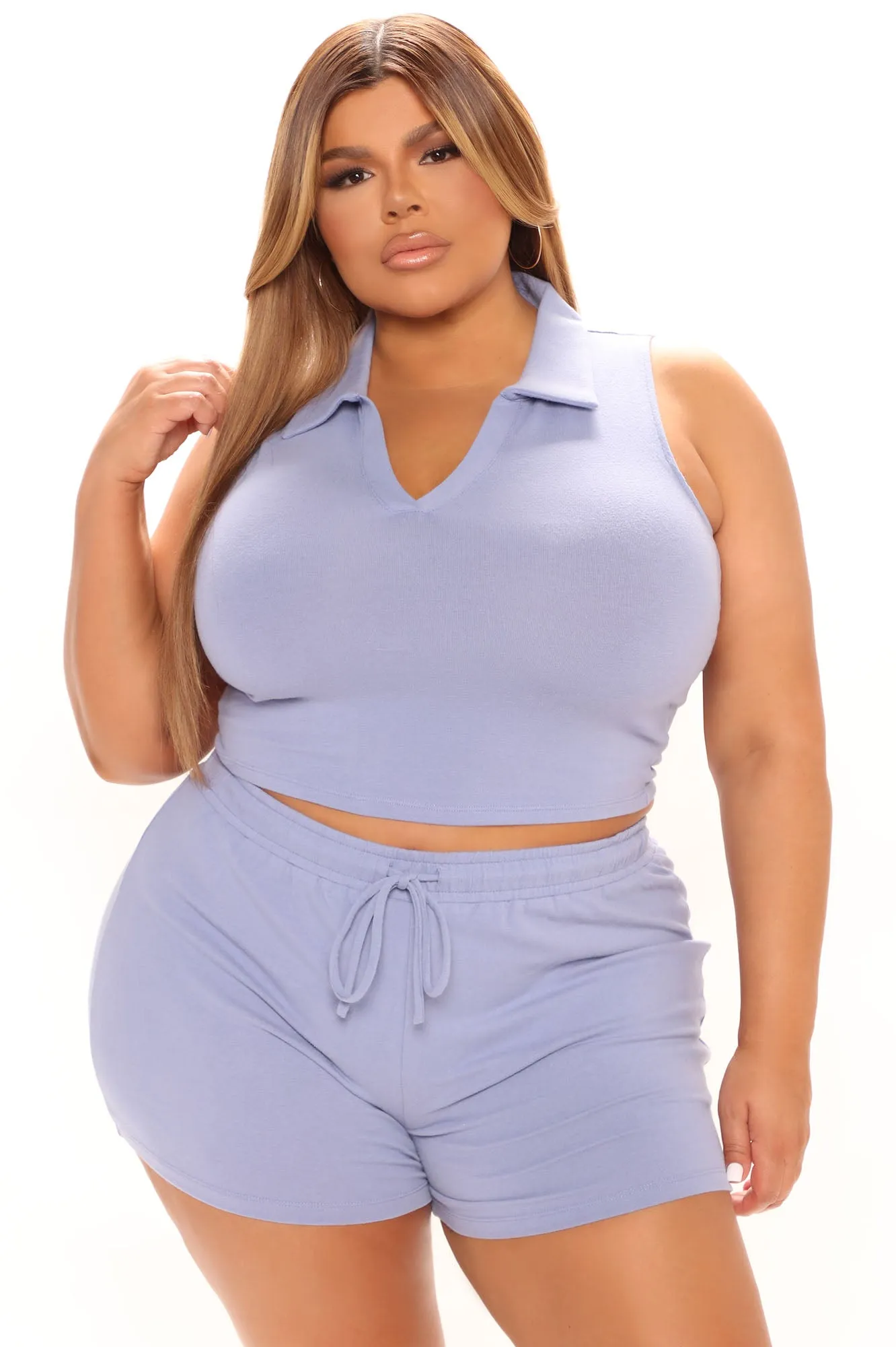 All Fun And Games Short Set - Blue