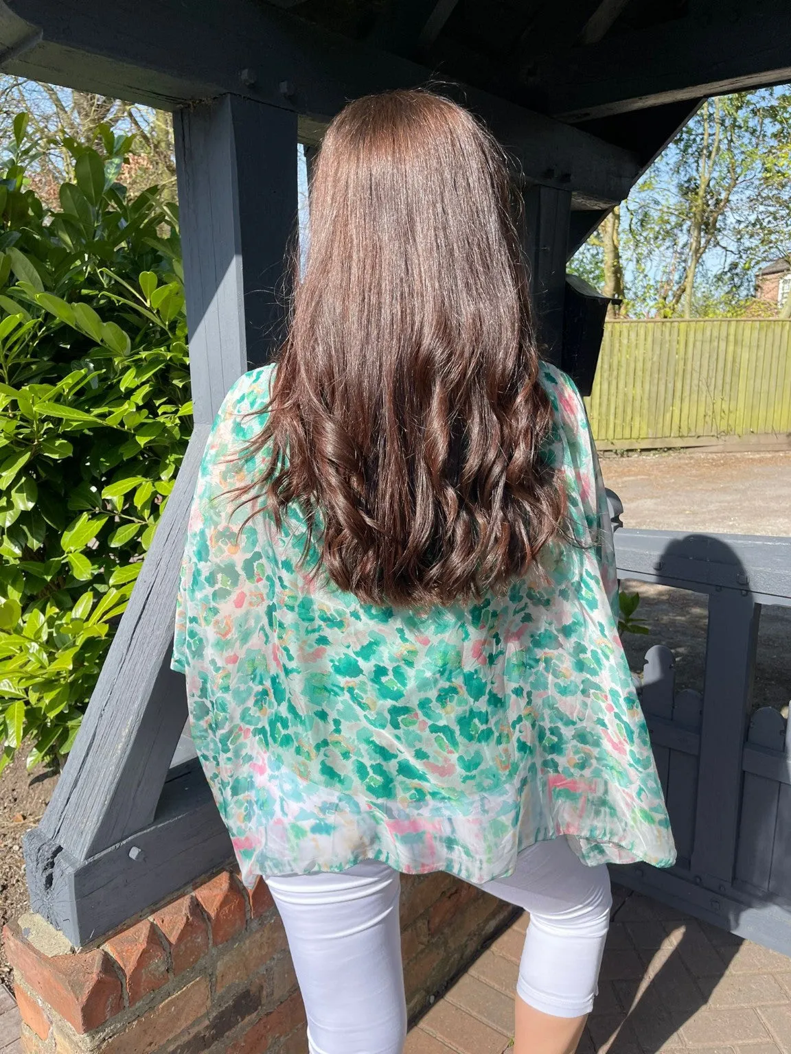 Animal Print Floaty Top Freya