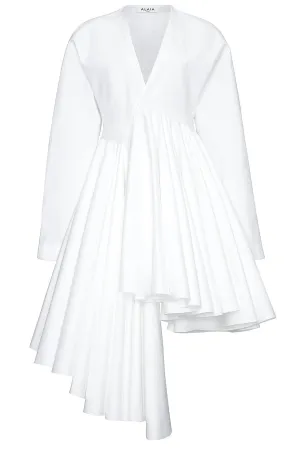 Asymmetrical Belt Dress