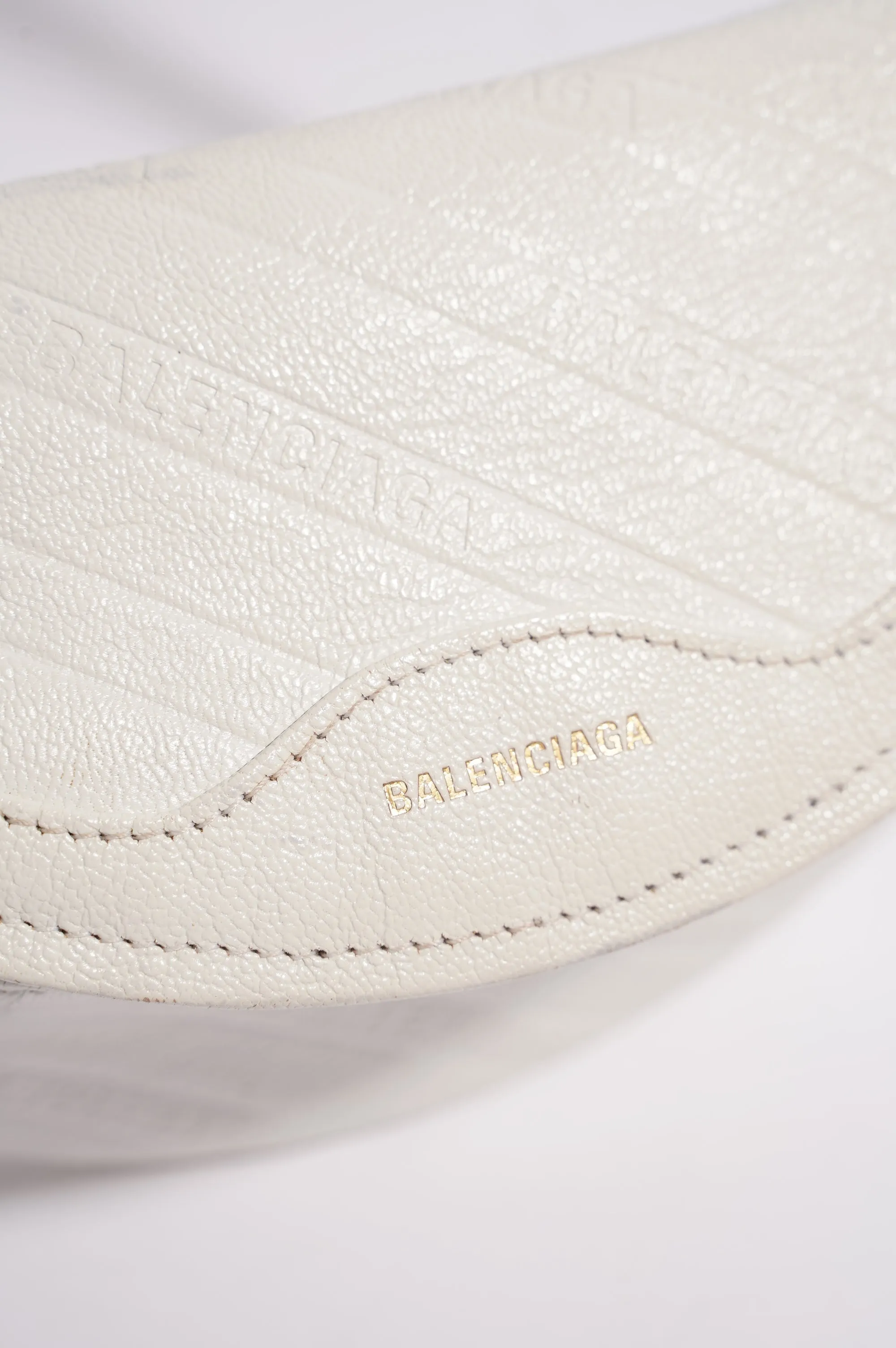 Balenciaga Womens Souvenir Bumbag White XS