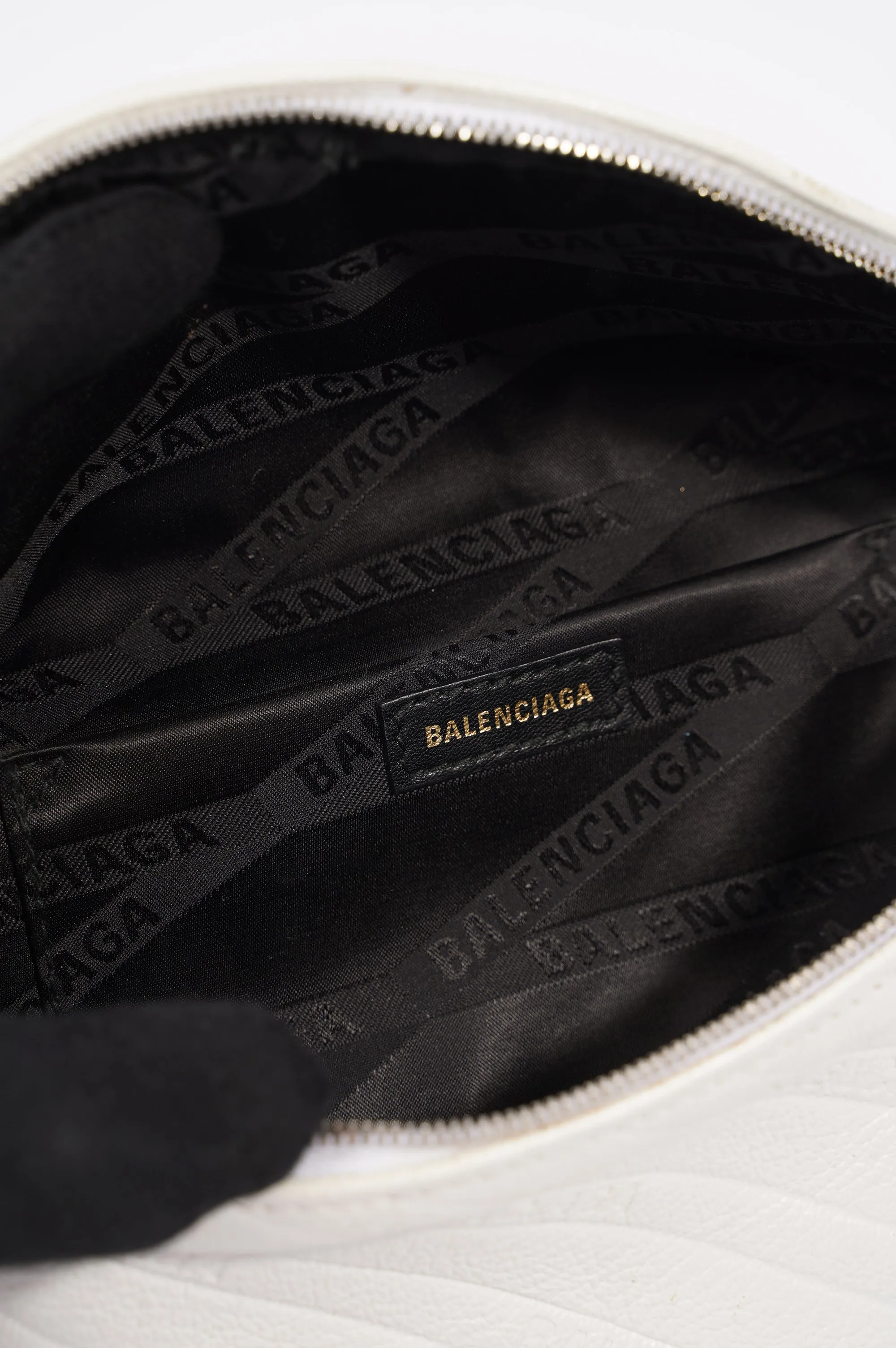 Balenciaga Womens Souvenir Bumbag White XS