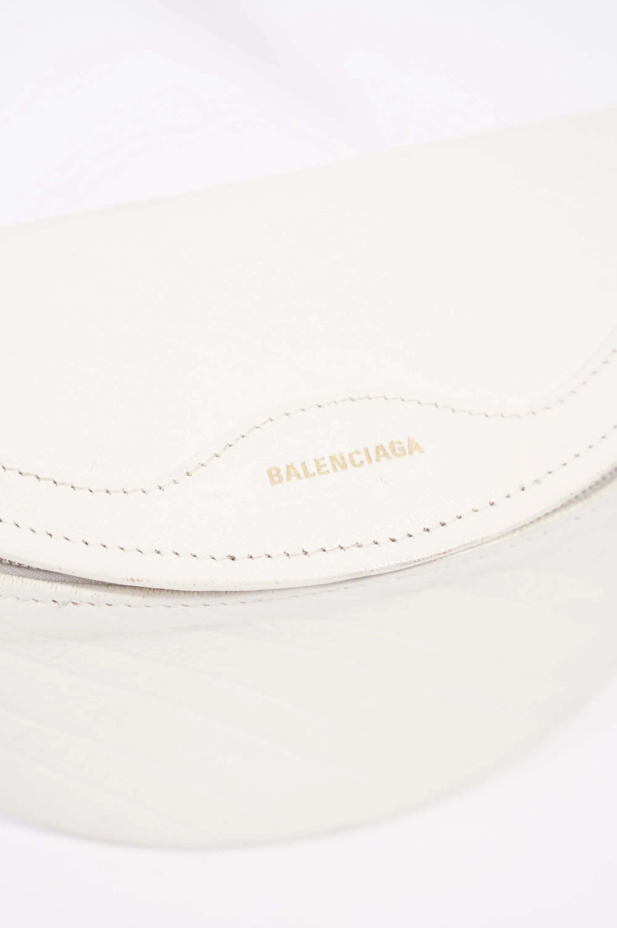 Balenciaga Womens Souvenir Bumbag White XS