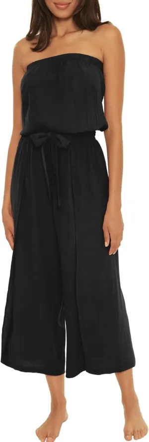 BECCA Ponza Jumpsuit, Crinkled, Beach Cover Ups for Women