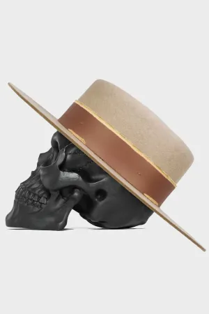 BILLY BONES WILD WEST FEDORA - TAN