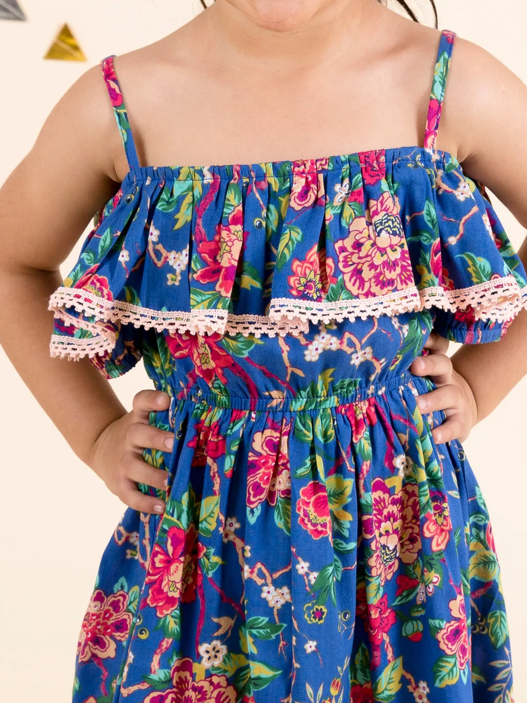 Blue Floral Dress