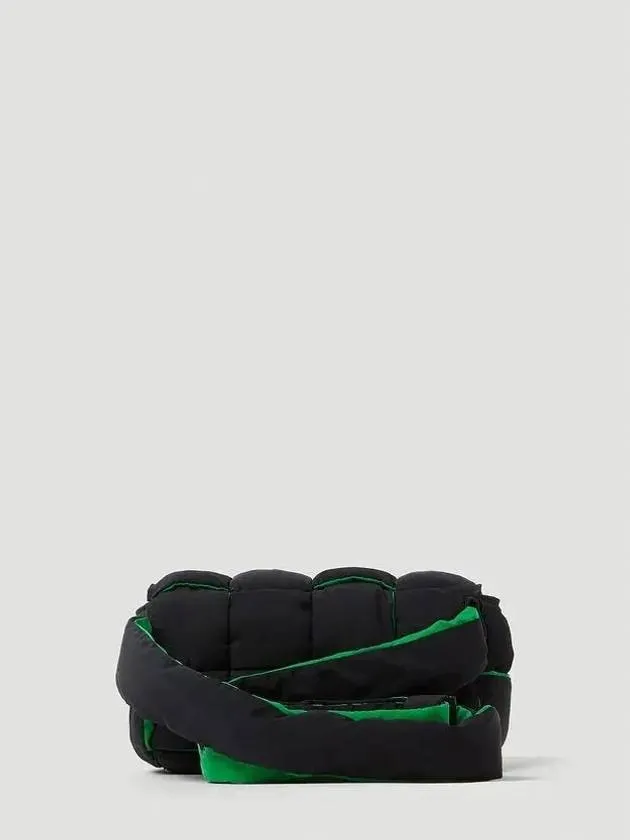 Bottega Veneta Intercio Cassette Tech Belt Bag Hip Sack Black