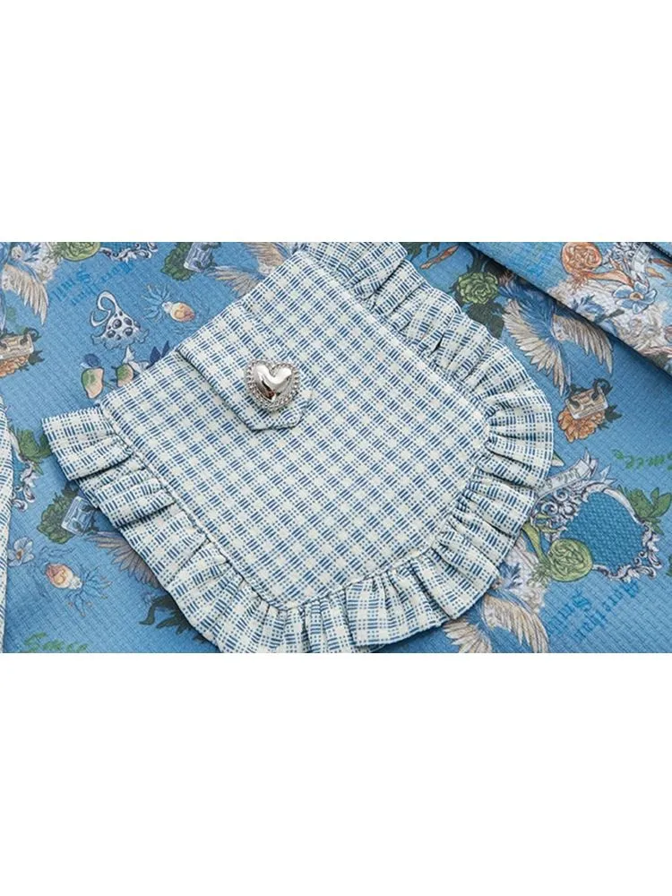 Bow stitching style shirt【s0000001068】