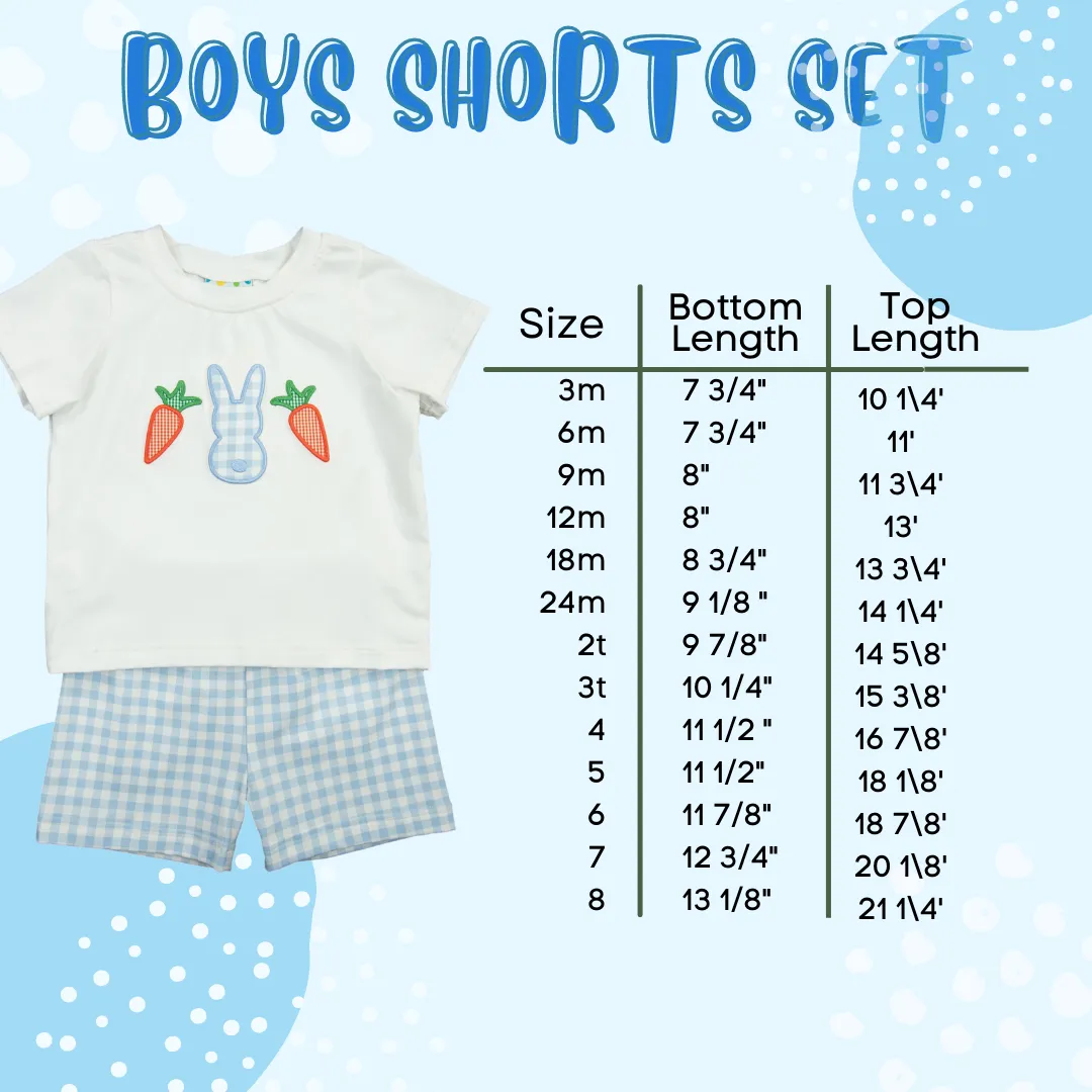 Boys Navy Tiger Short Set
