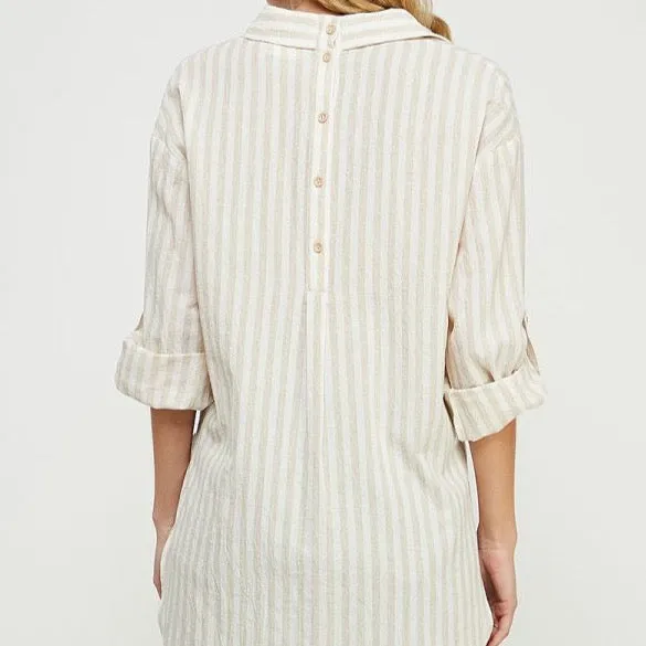 Breezy Linen Boyfriend Shirt