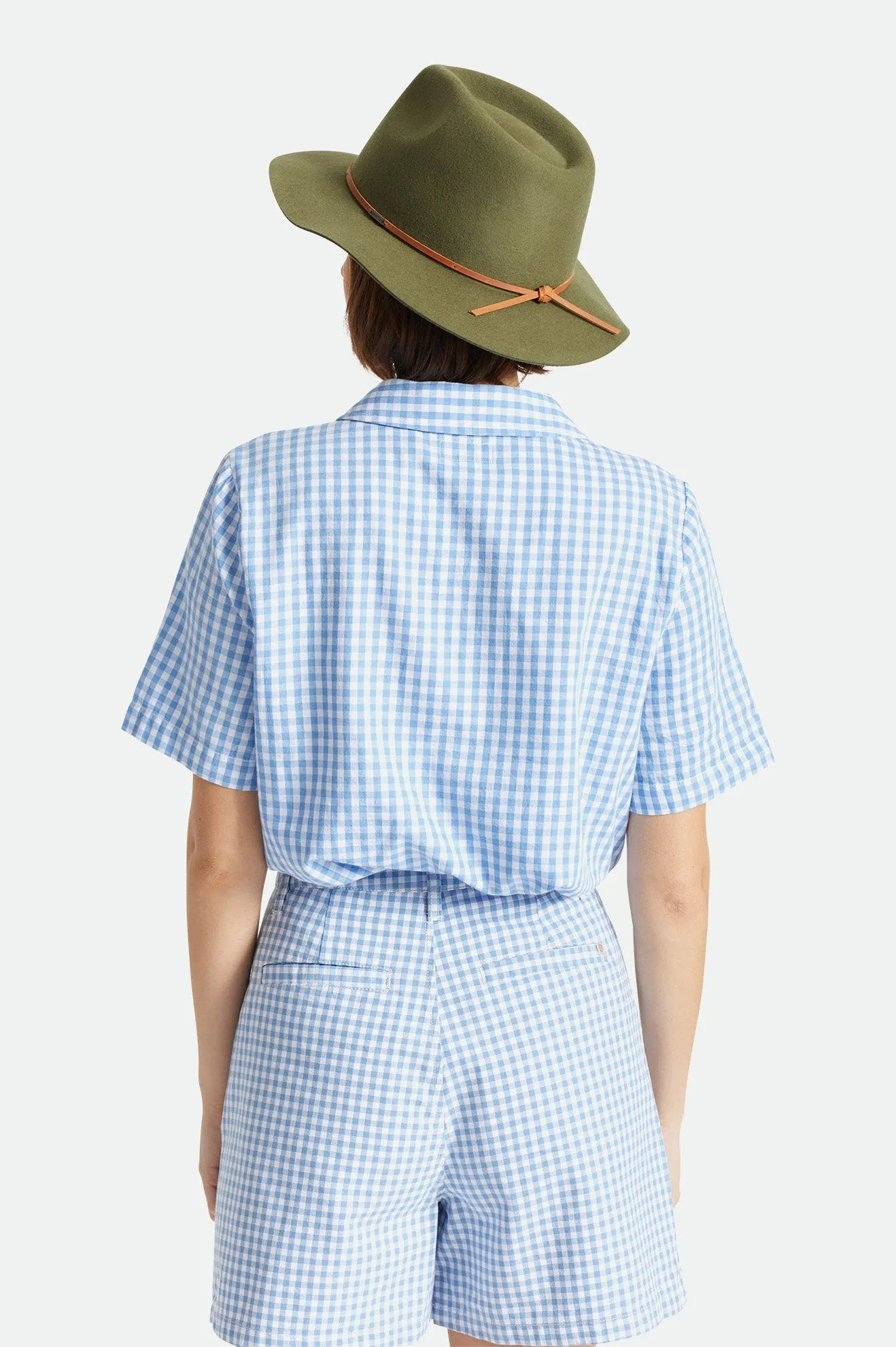 Brixton Wesley Fedora | Military Olive