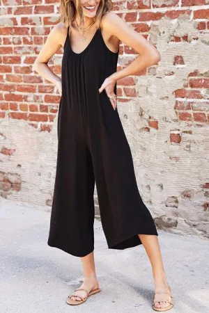 Chill Out Micro Rib Slip Jumpsuit