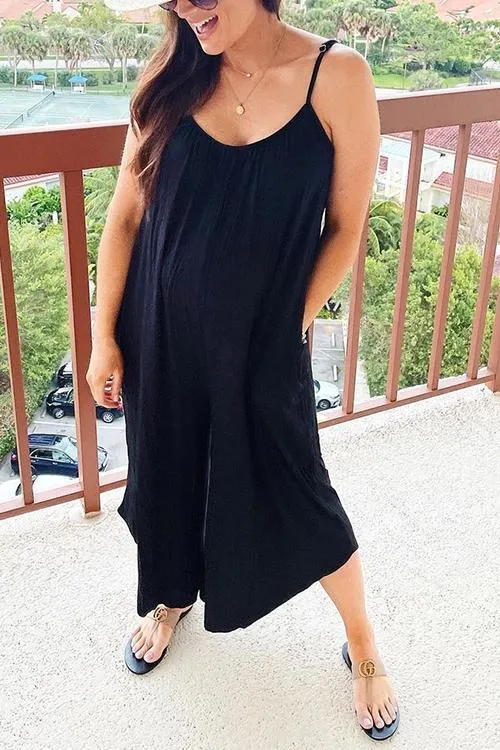 Chill Out Micro Rib Slip Jumpsuit