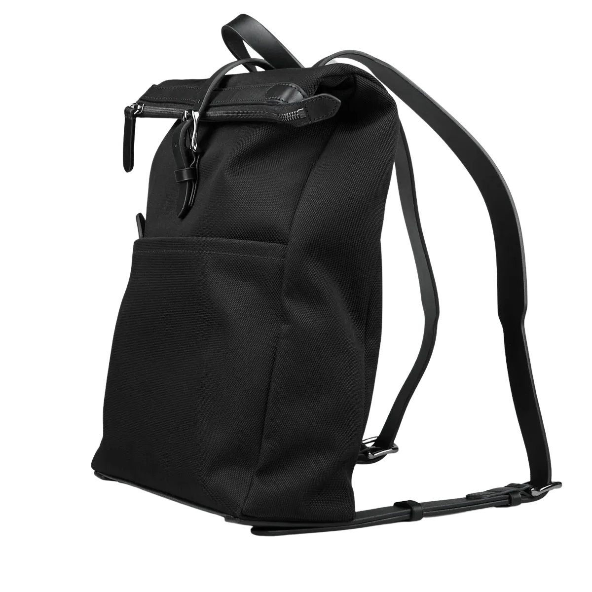 Coal Black M/S Nylon Express Backpack