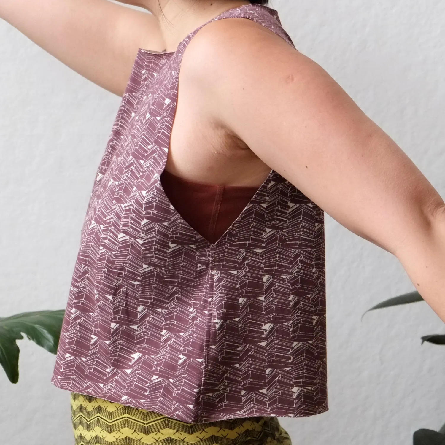 Cropped Summer Tank in Fig