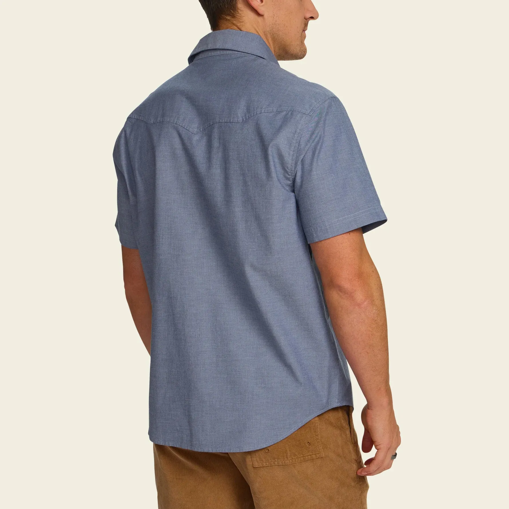 Crosscut Deluxe Short Sleeve Shirt Fresh Blooms : Indigo