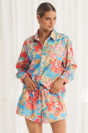 Edenn Shorts / Blue Floral