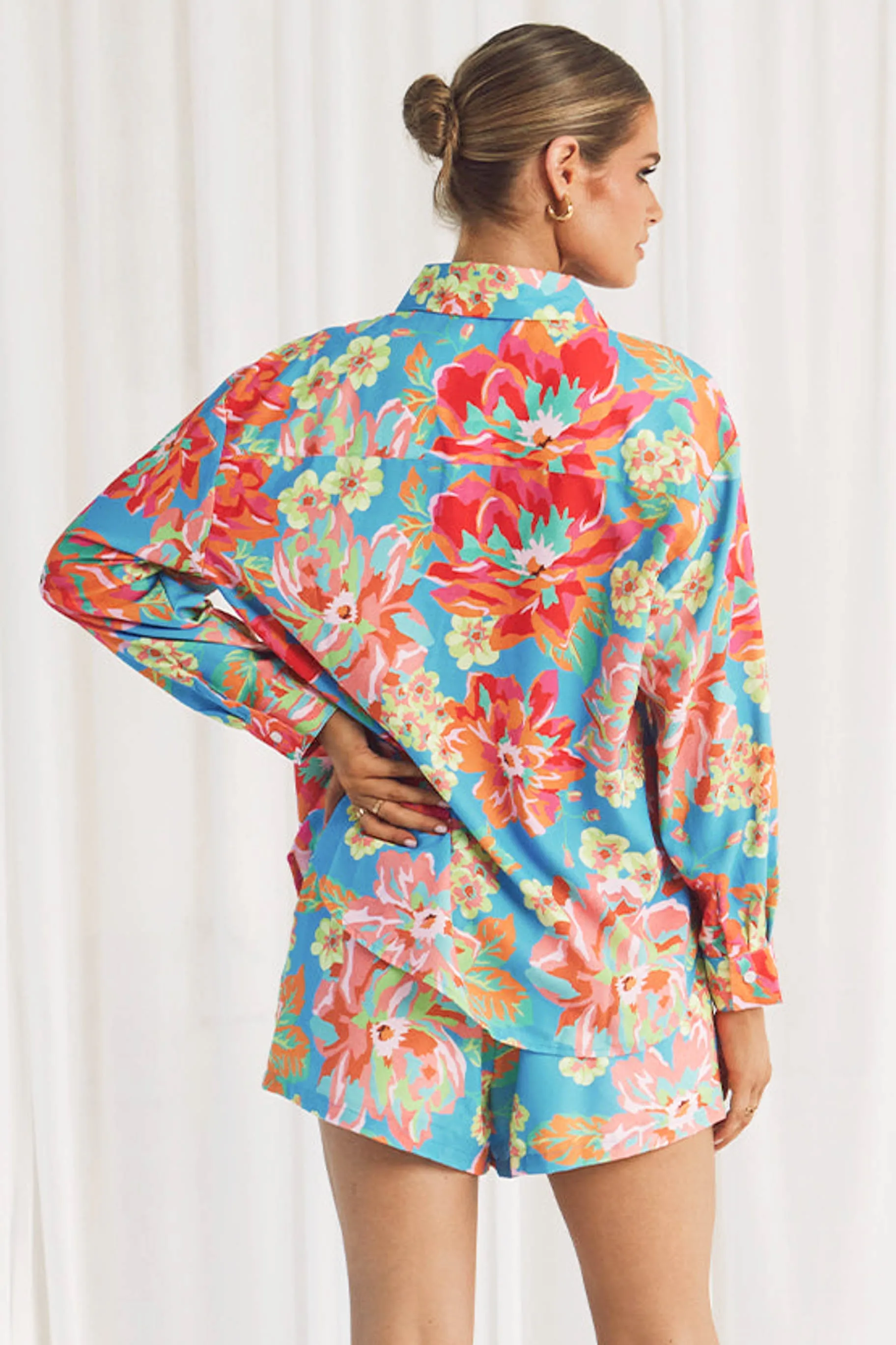 Edenn Shorts / Blue Floral