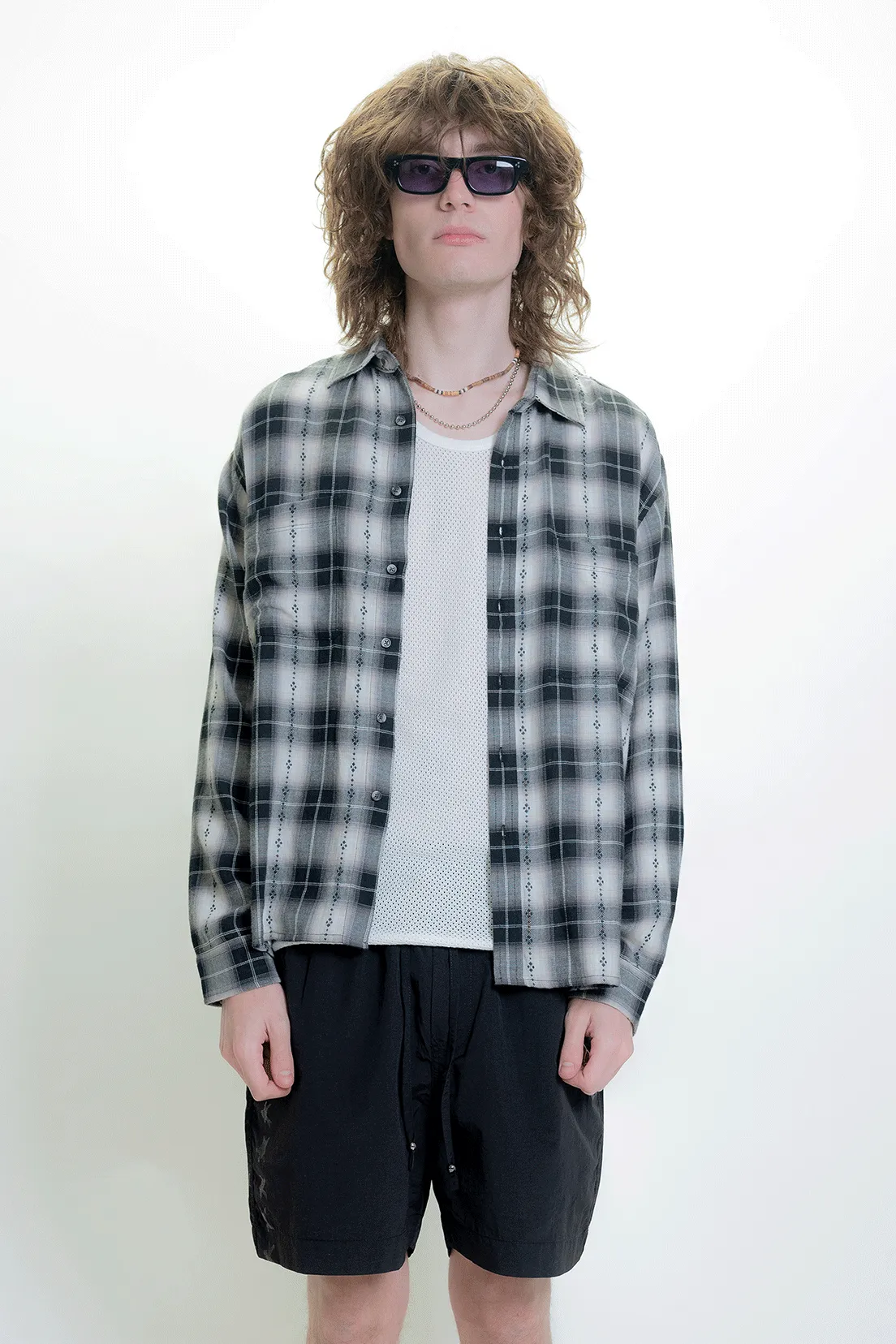 Everyday Shirt - Black Plaid