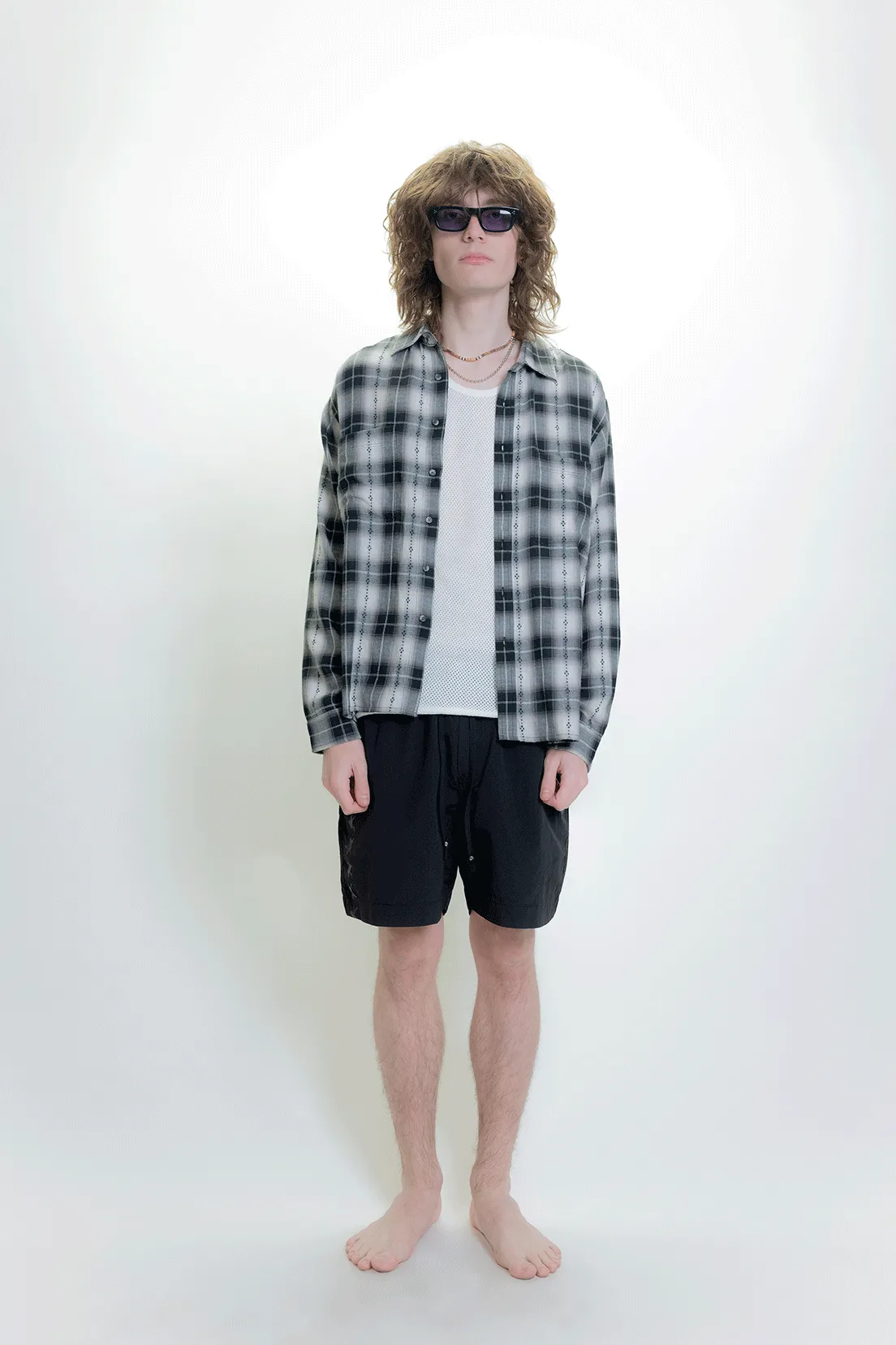 Everyday Shirt - Black Plaid