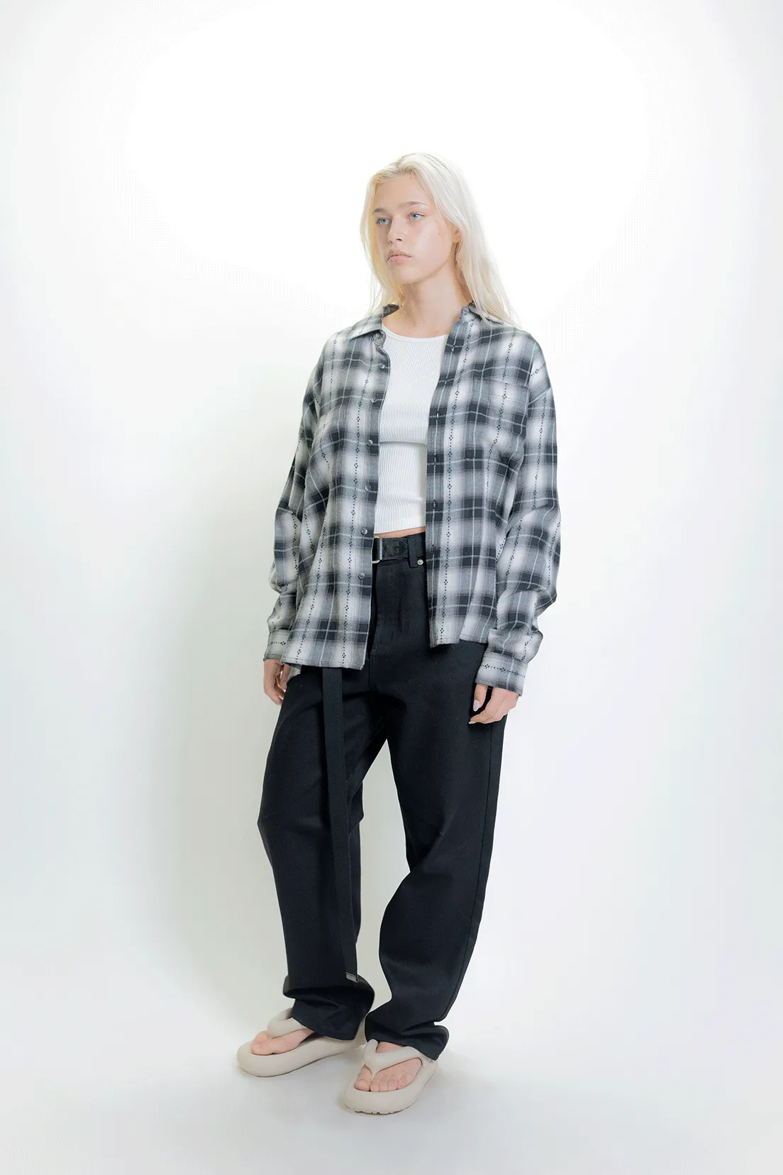 Everyday Shirt - Black Plaid