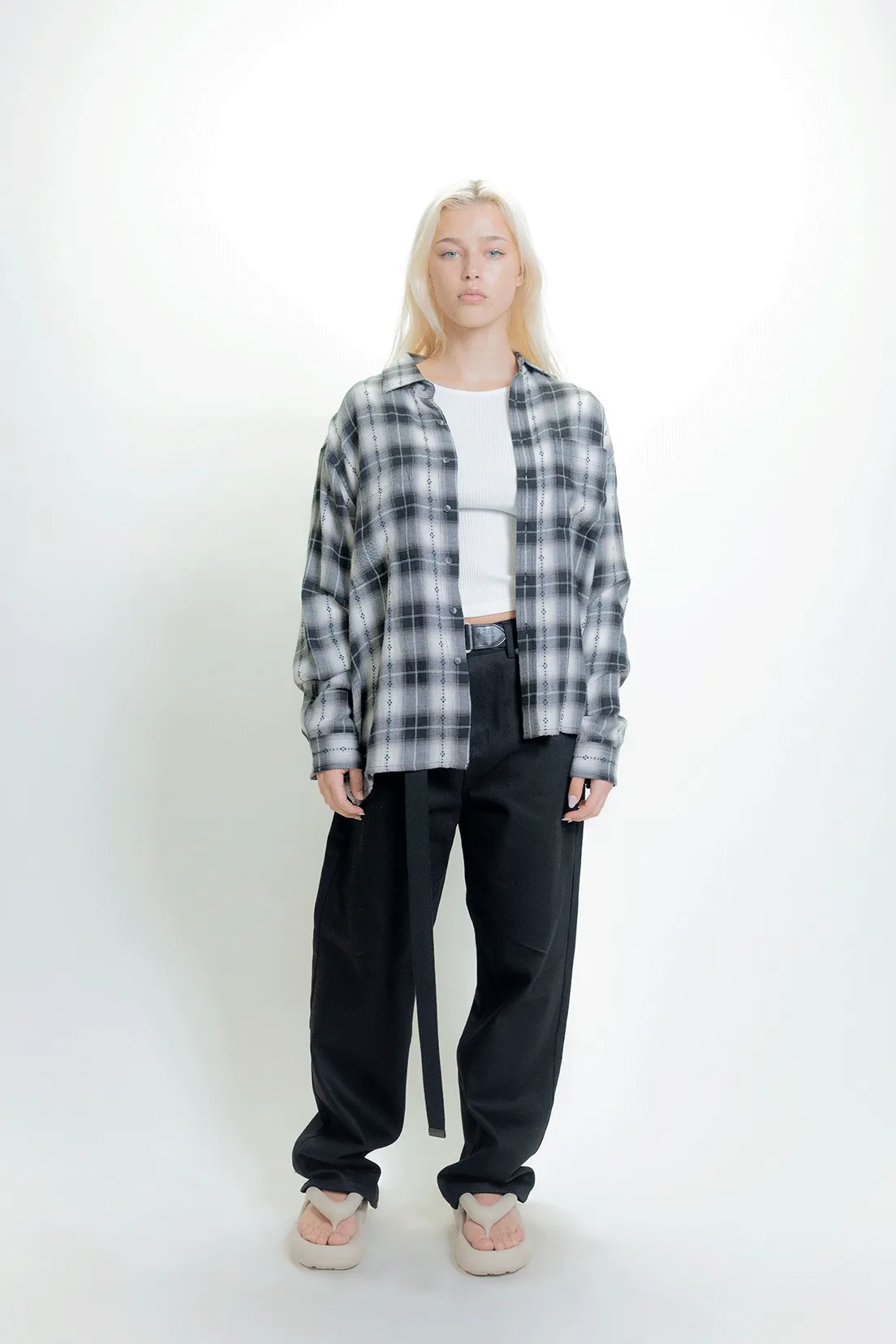 Everyday Shirt - Black Plaid