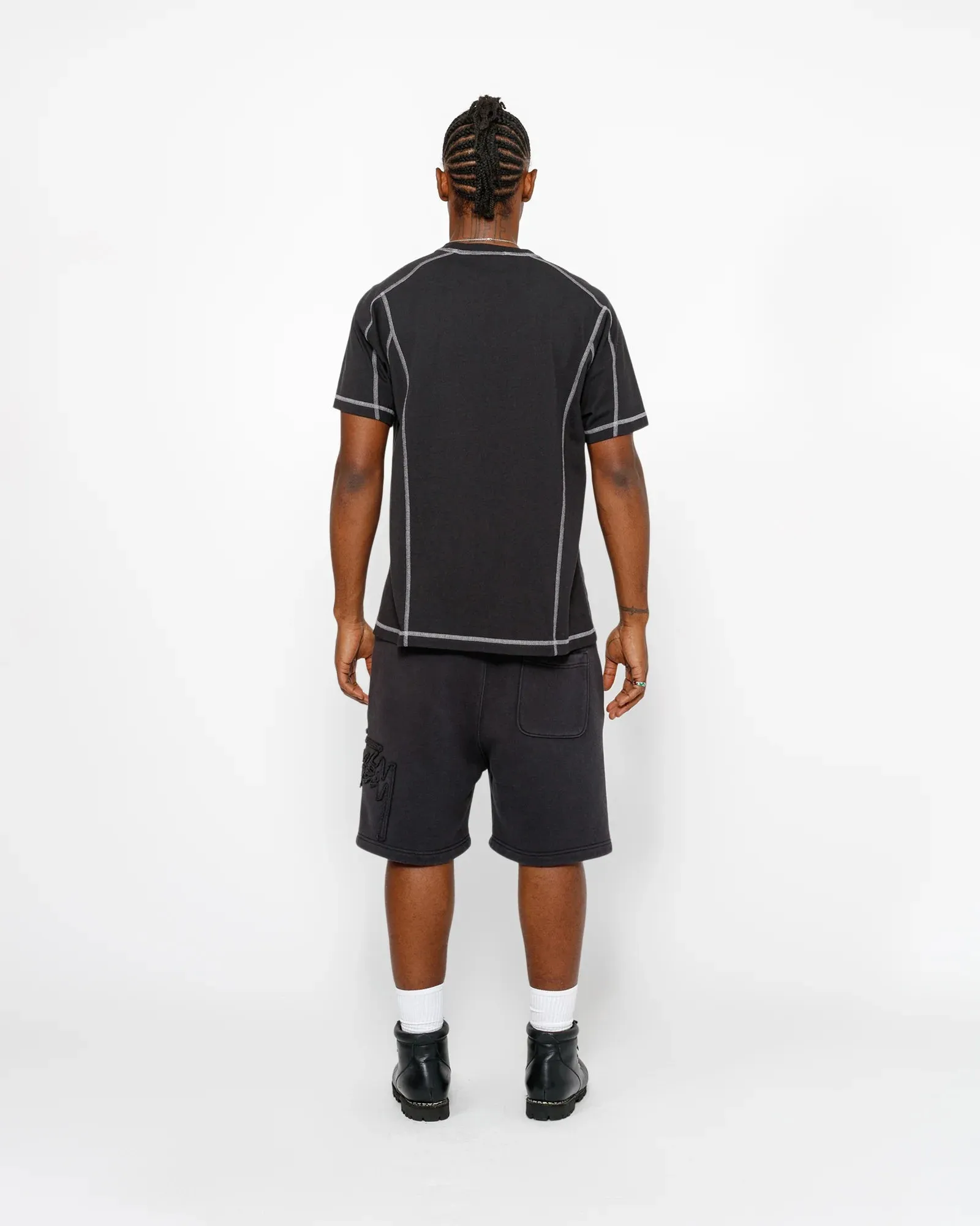 Fleece Short Tonal Applique