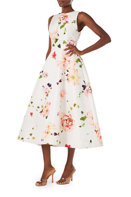 Floral Fit and Flare Dress