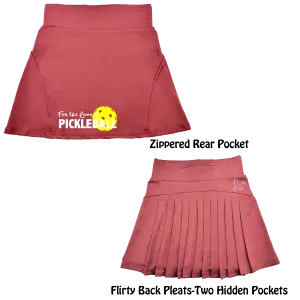 For The Love Of Pickleball | Women's Flirty Pickleball Skort