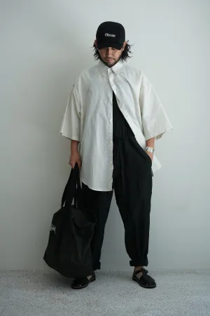 HED MAYNER / COTTON LINEN STRIPE SHIRT / STYLE