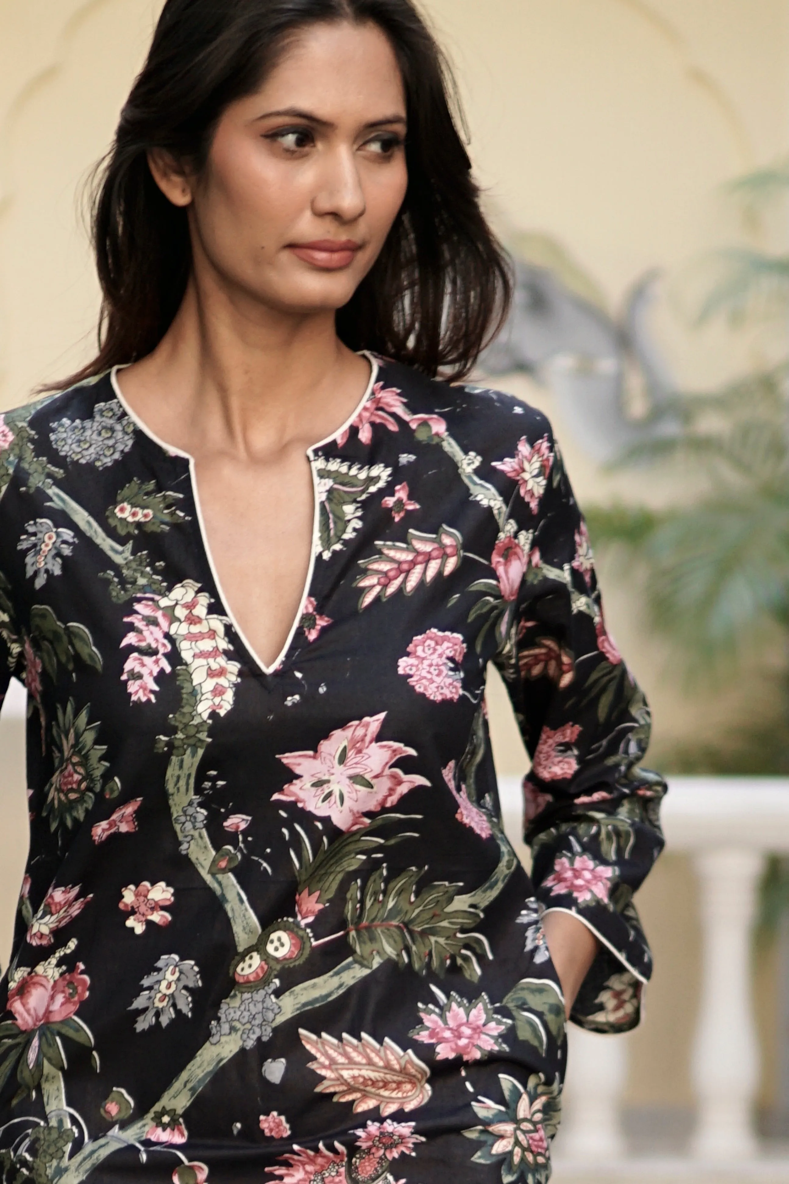 Kaftan, Juanita long kaftan dress, beach kaftan, luxury beach coverup with pockets