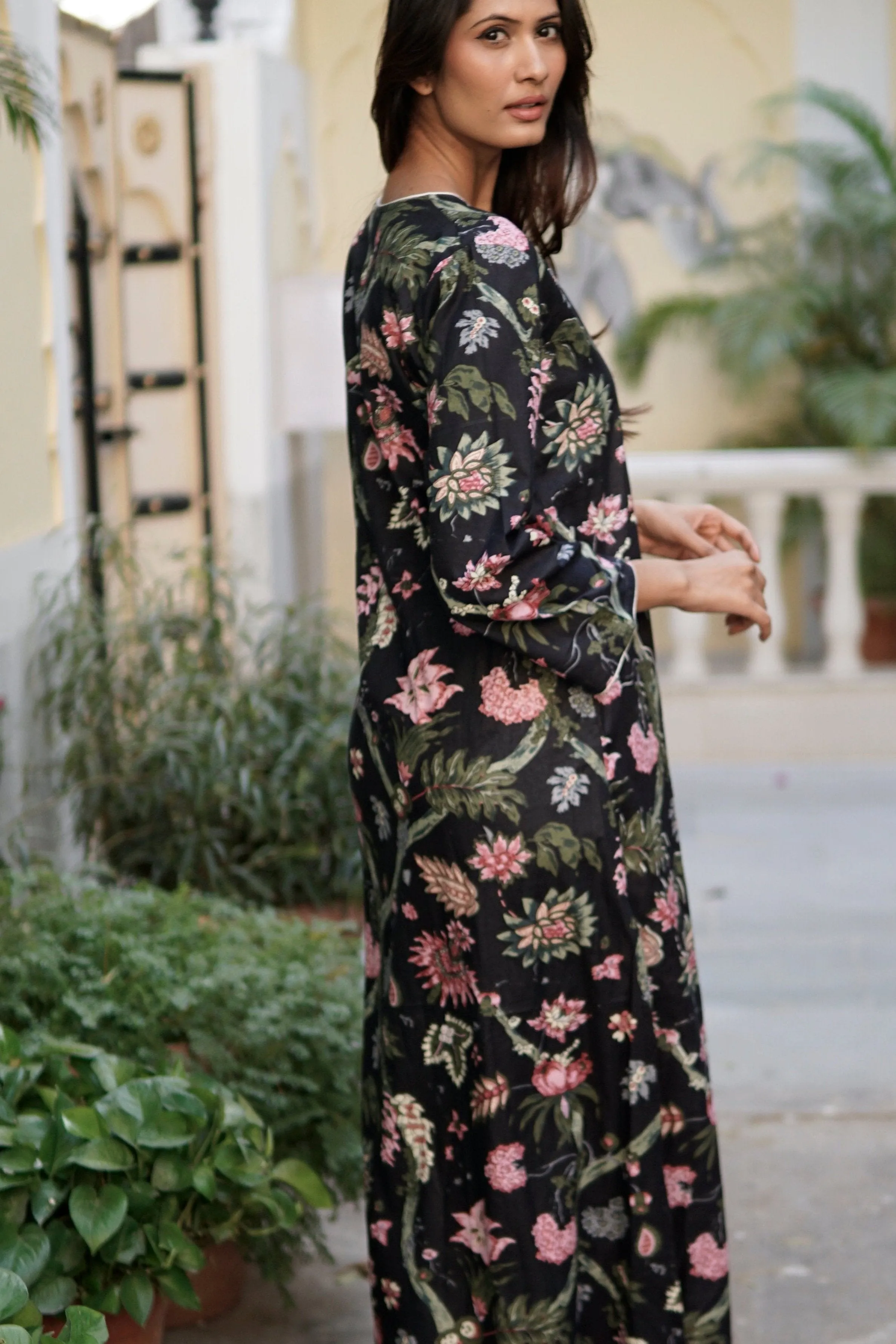 Kaftan, Juanita long kaftan dress, beach kaftan, luxury beach coverup with pockets