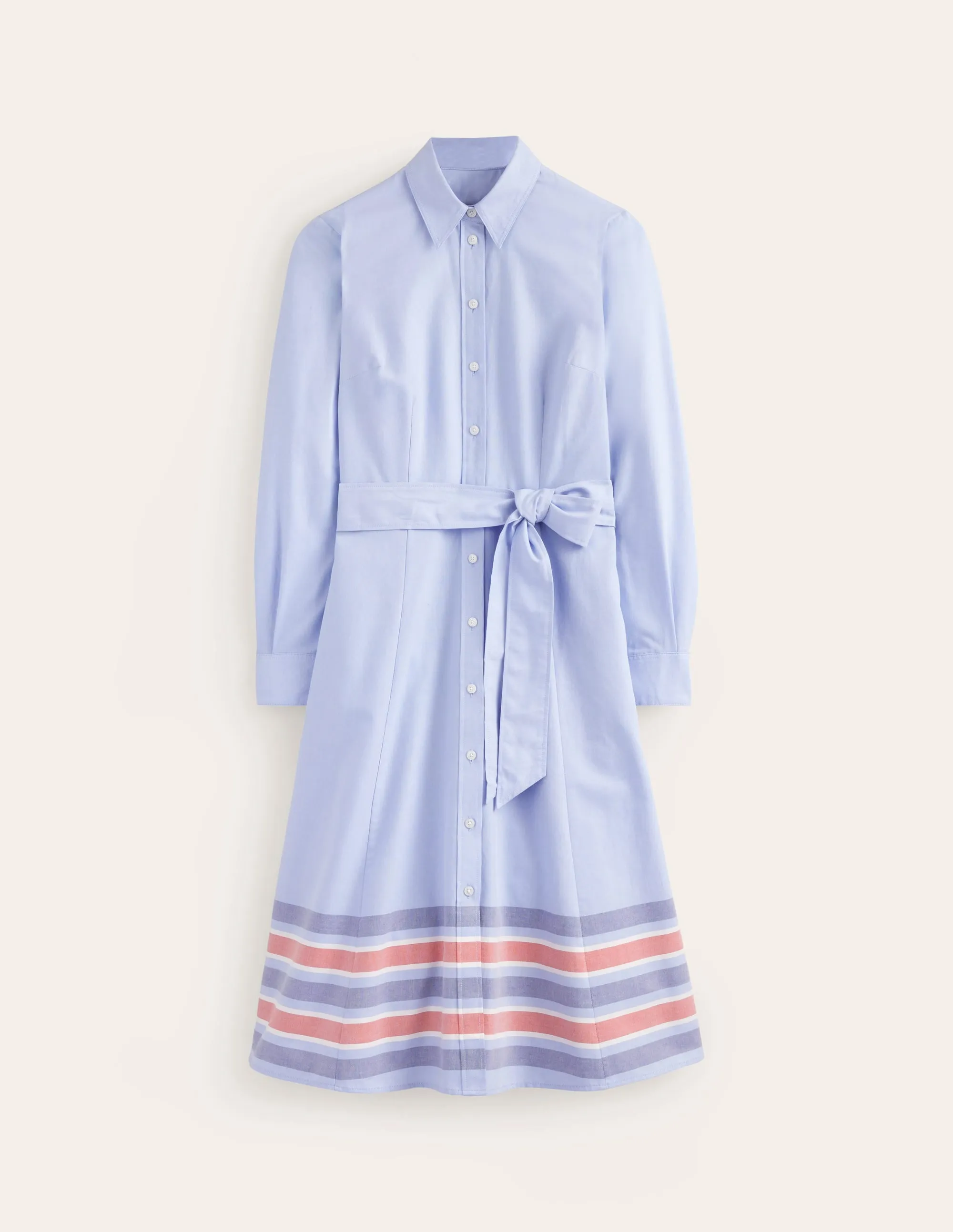 Kate Chambray Shirt Dress-Chambray