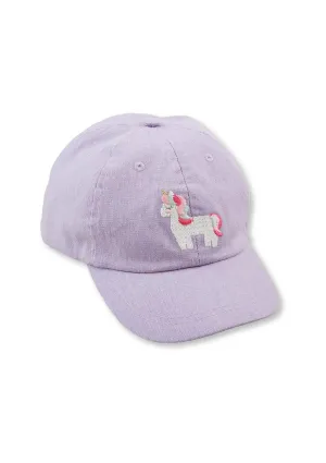 Kids Unicorn Embroidered Hat