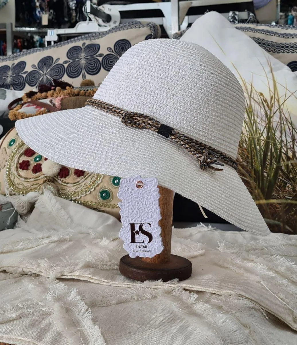 L2309-Ladies Bucket with Rope Loop Wide Brim Hat