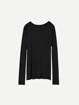 Long Sleeve T-Shirt in Black
