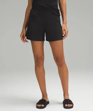 Lululemon Relaxed High Rise Stretch Shorts black