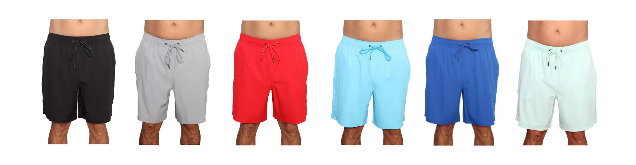 M-SOL - Wholesale Men's Solid Swim Trunks