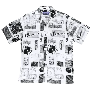 Manga Panel Aloha Shirt
