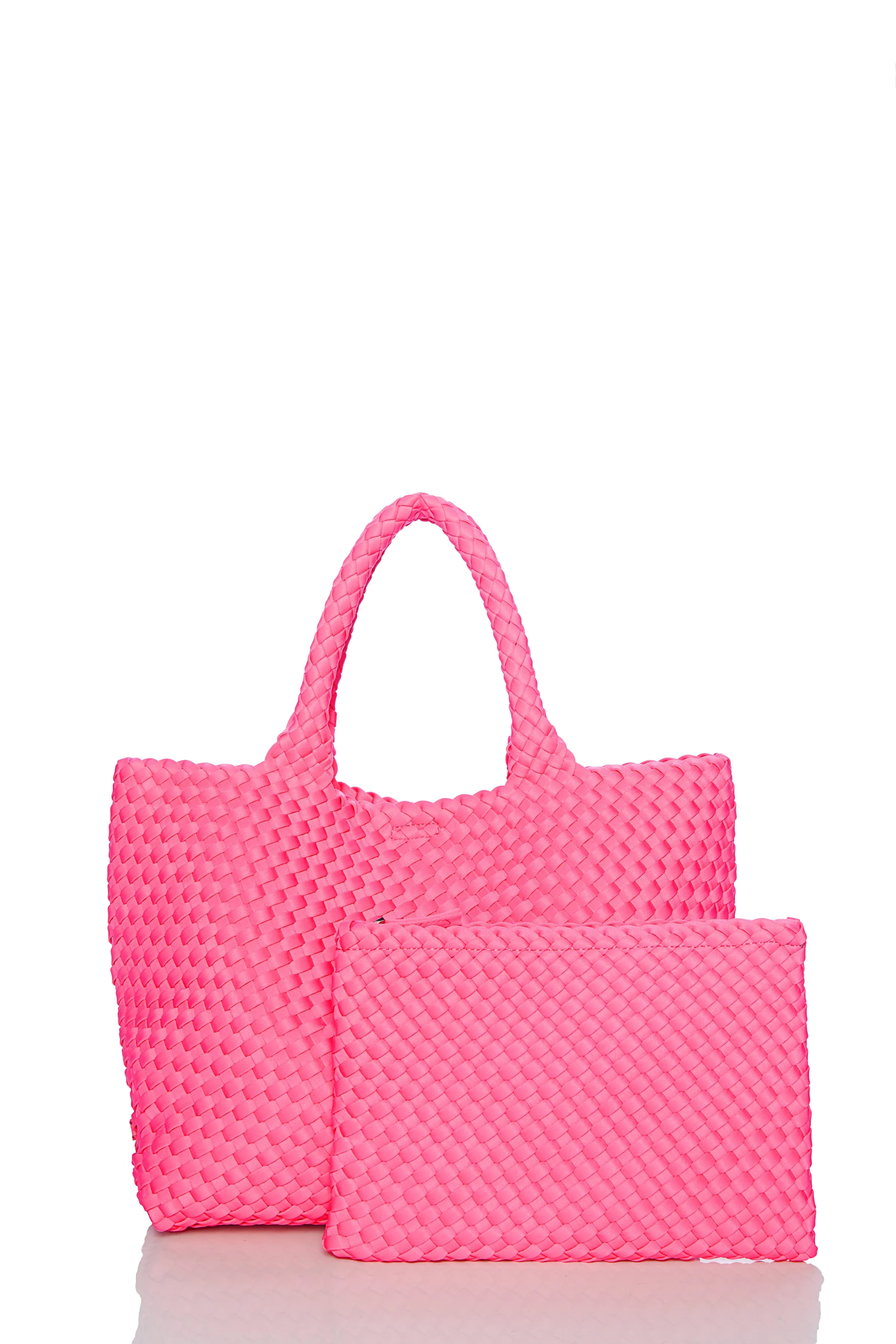 medium tote with zipper pouch