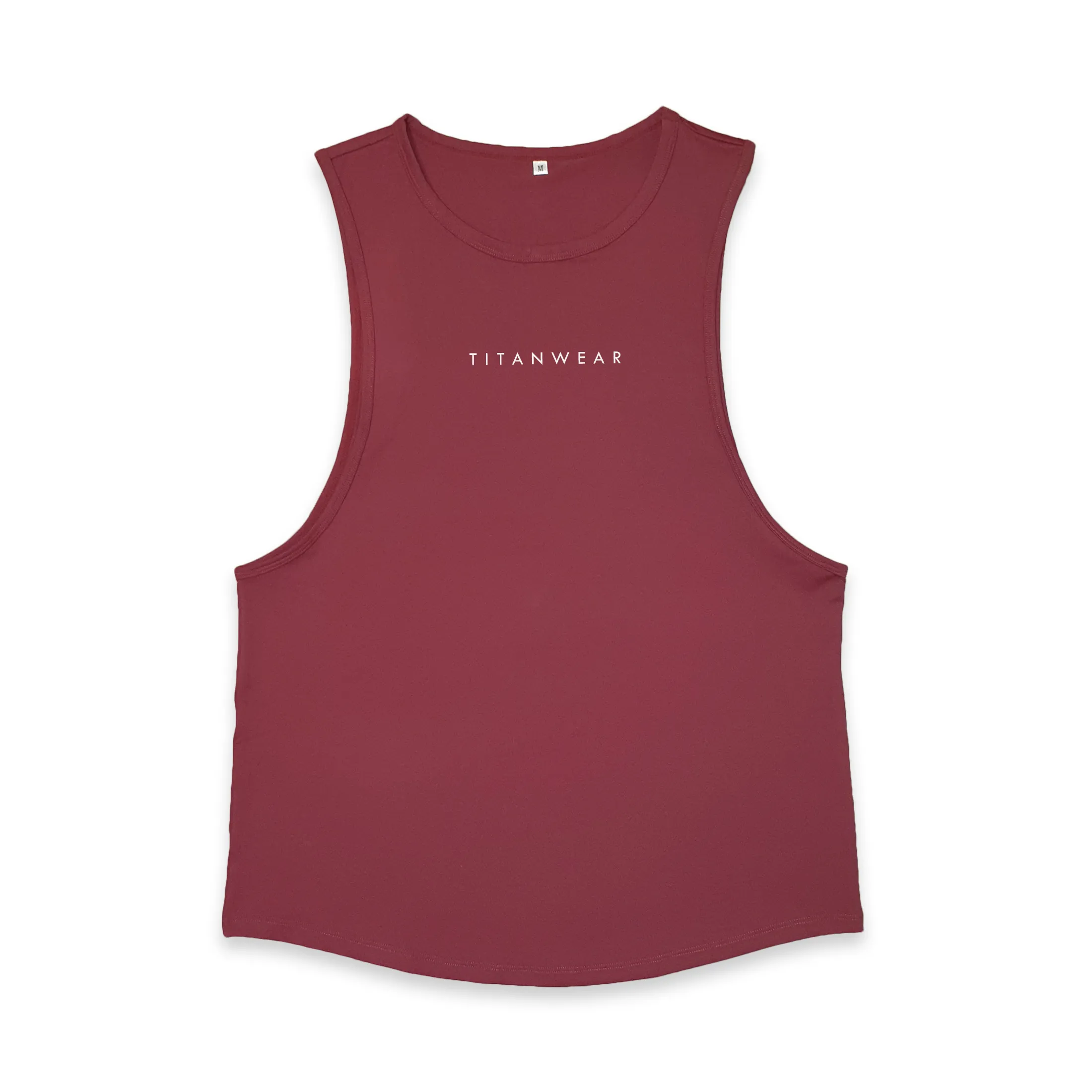 Men's Muscle Tee - Burgundy