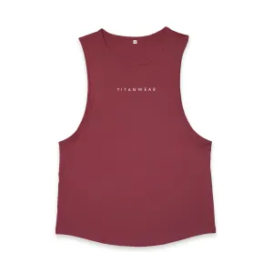 Men's Muscle Tee - Burgundy