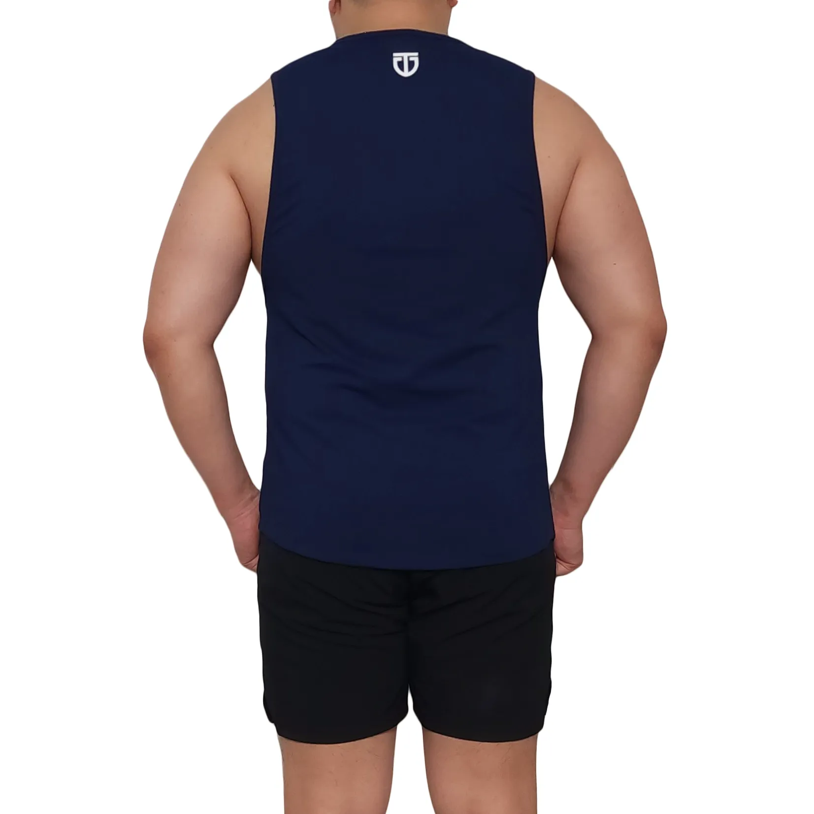 Men's Muscle Tee - Navy Blue