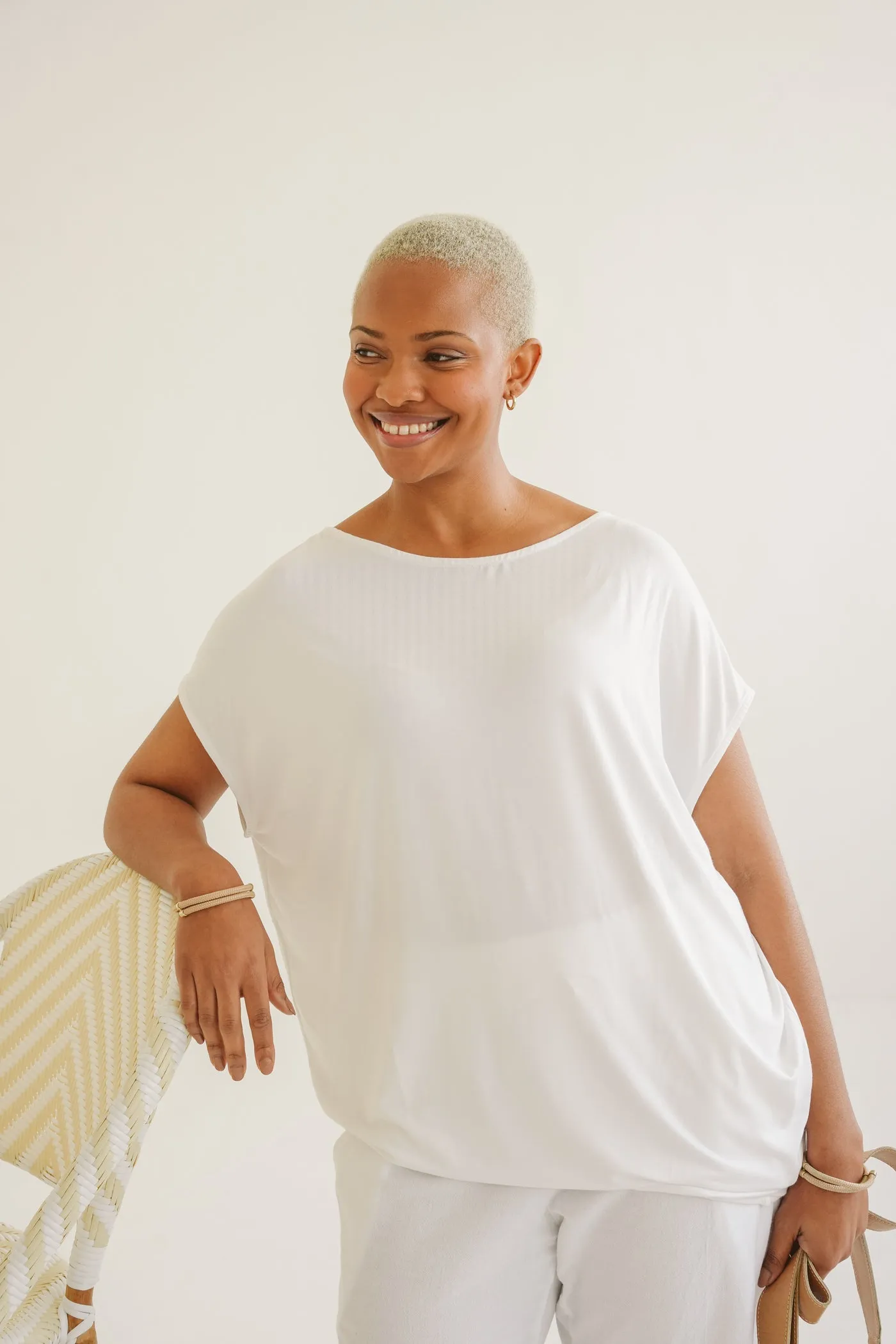 Mia Viscose Drapey Blouse