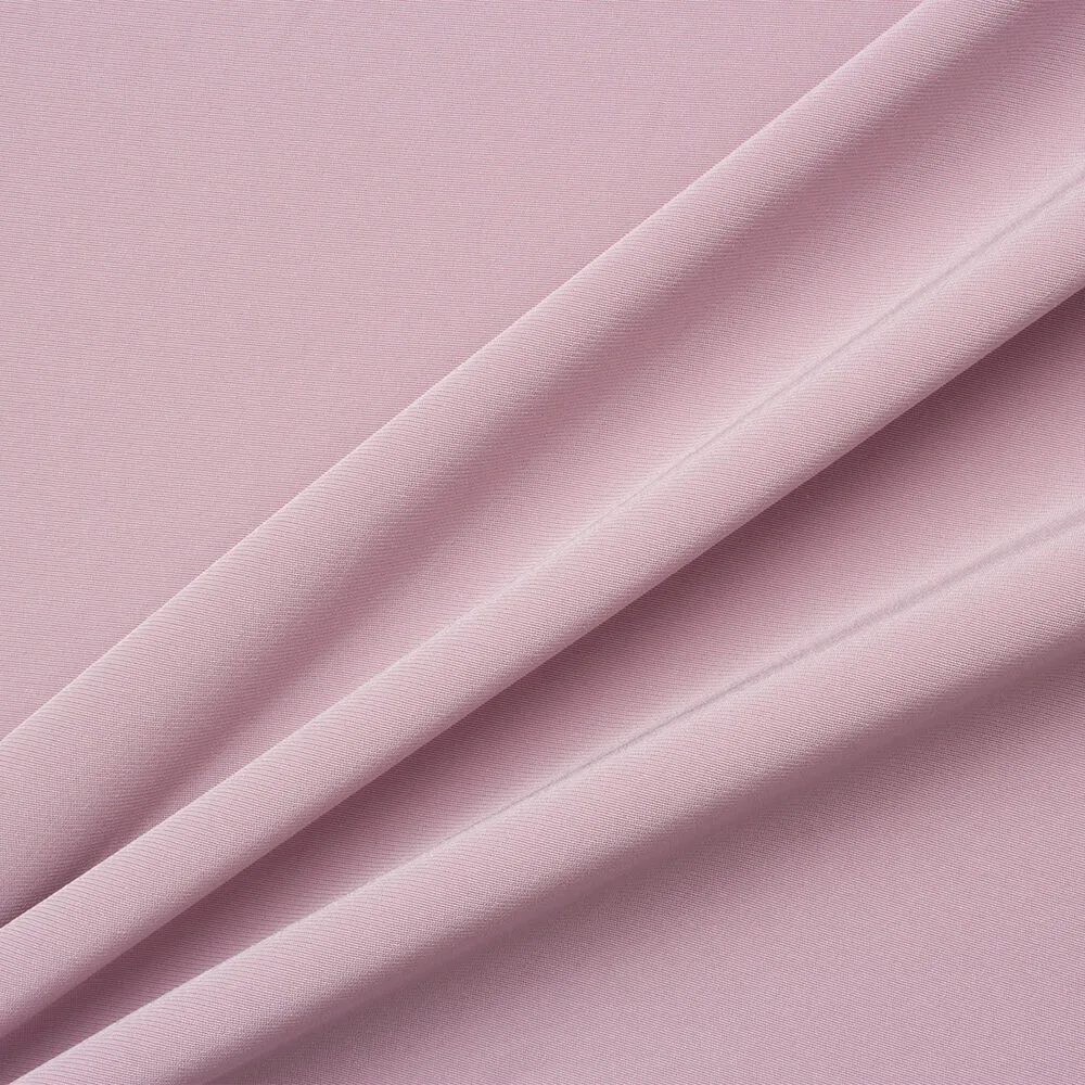 Muted Pink Stretch Satin Microfibre