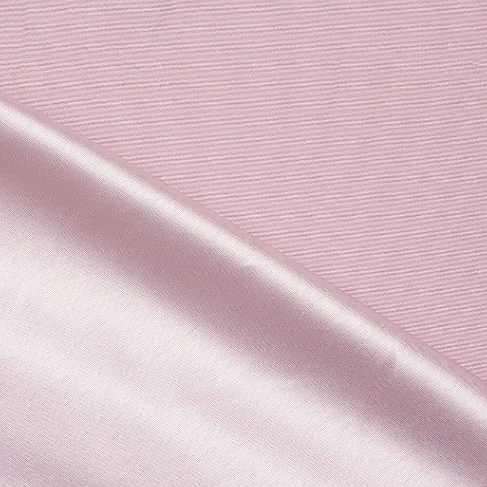 Muted Pink Stretch Satin Microfibre