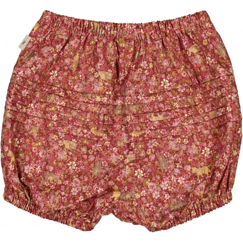 Nappy Pants Pleats - flowers and cats