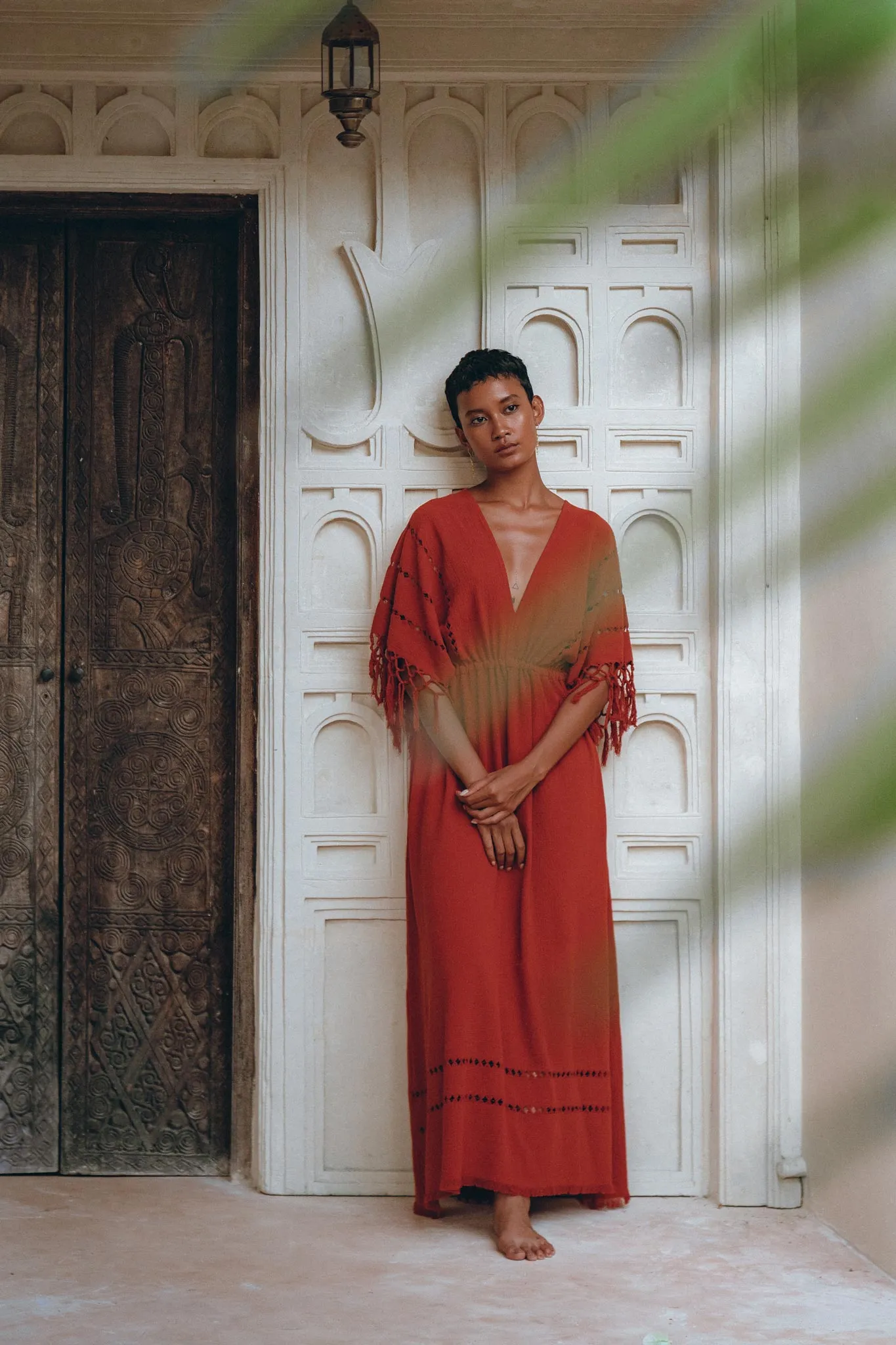 Red Boho Dress • Boho Dress for Women • Red Maxi Bridesmaid Dress
