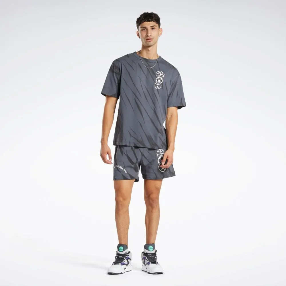 Reebok Apparel Men Classics Block Party Shorts PURGRY