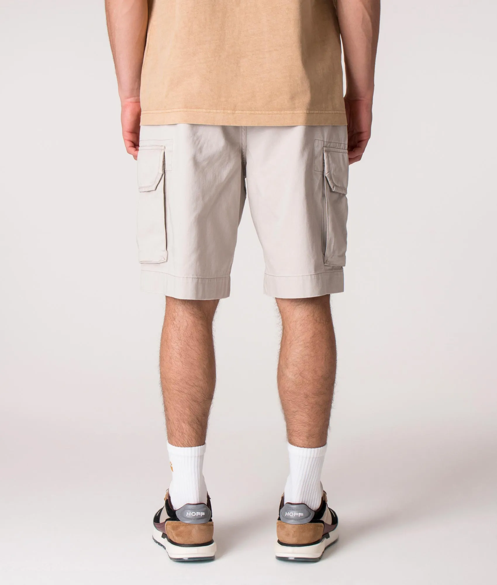 Regular Fit Stonewashed Cargo Shorts