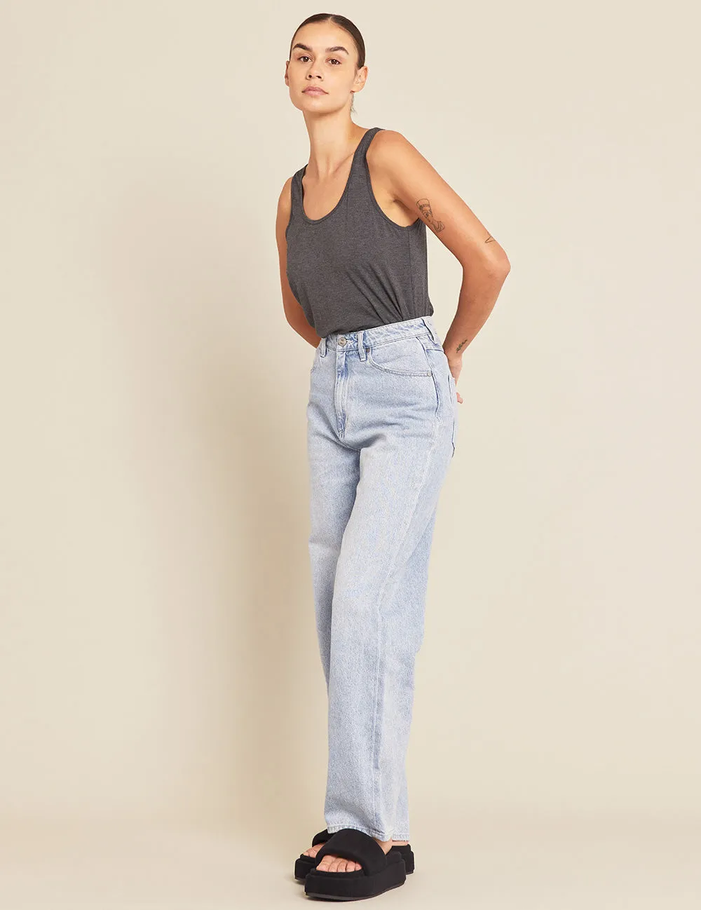 Relaxed Tank - Dark Marl